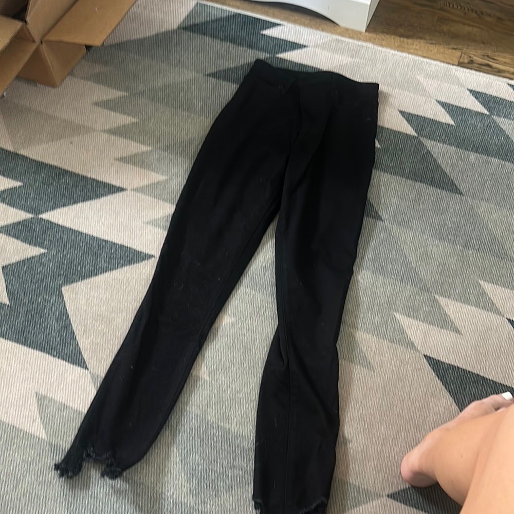 Abercrombie and Fitch super skinny ankle high-rise curve love black jeans 28 6xl